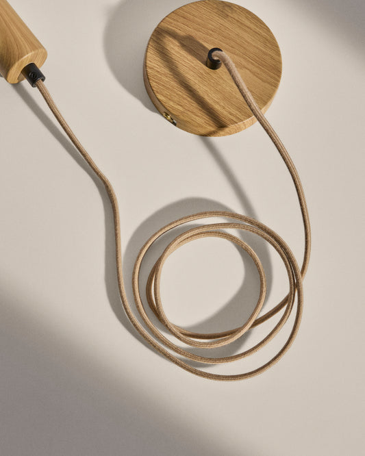 Supporto per lampada Kaede in metallo con finitura effetto legno 150 cm