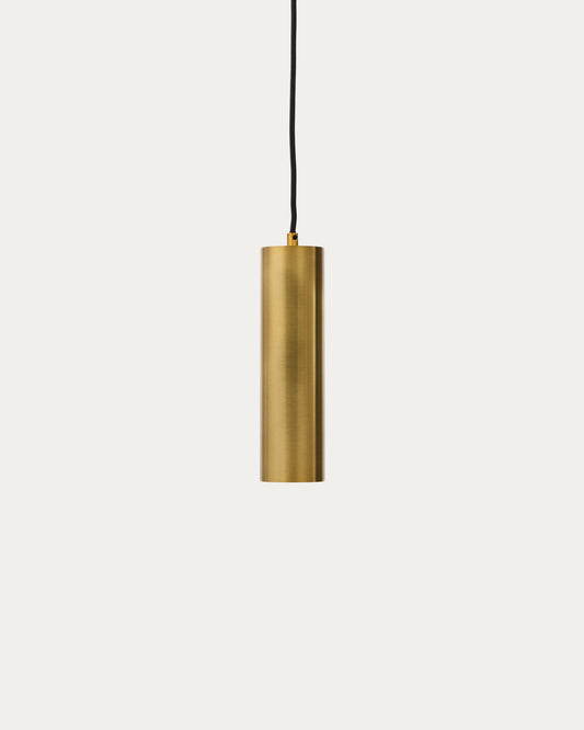 Lampada da soffitto Andia in alluminio con finitura verniciata oro