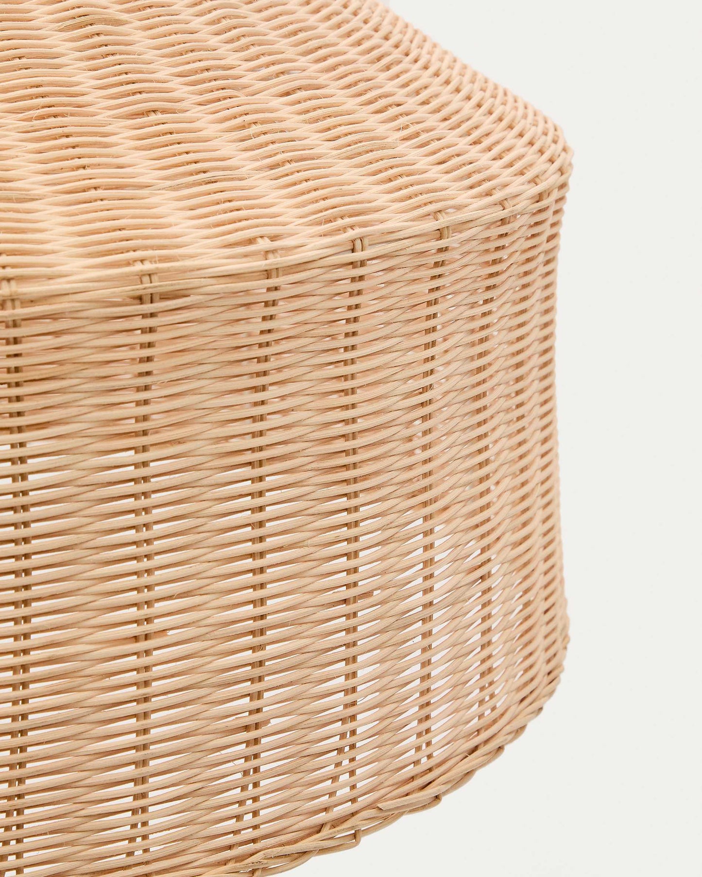 Paralume Ennia in rattan con finitura trasparente Ø 65 cm