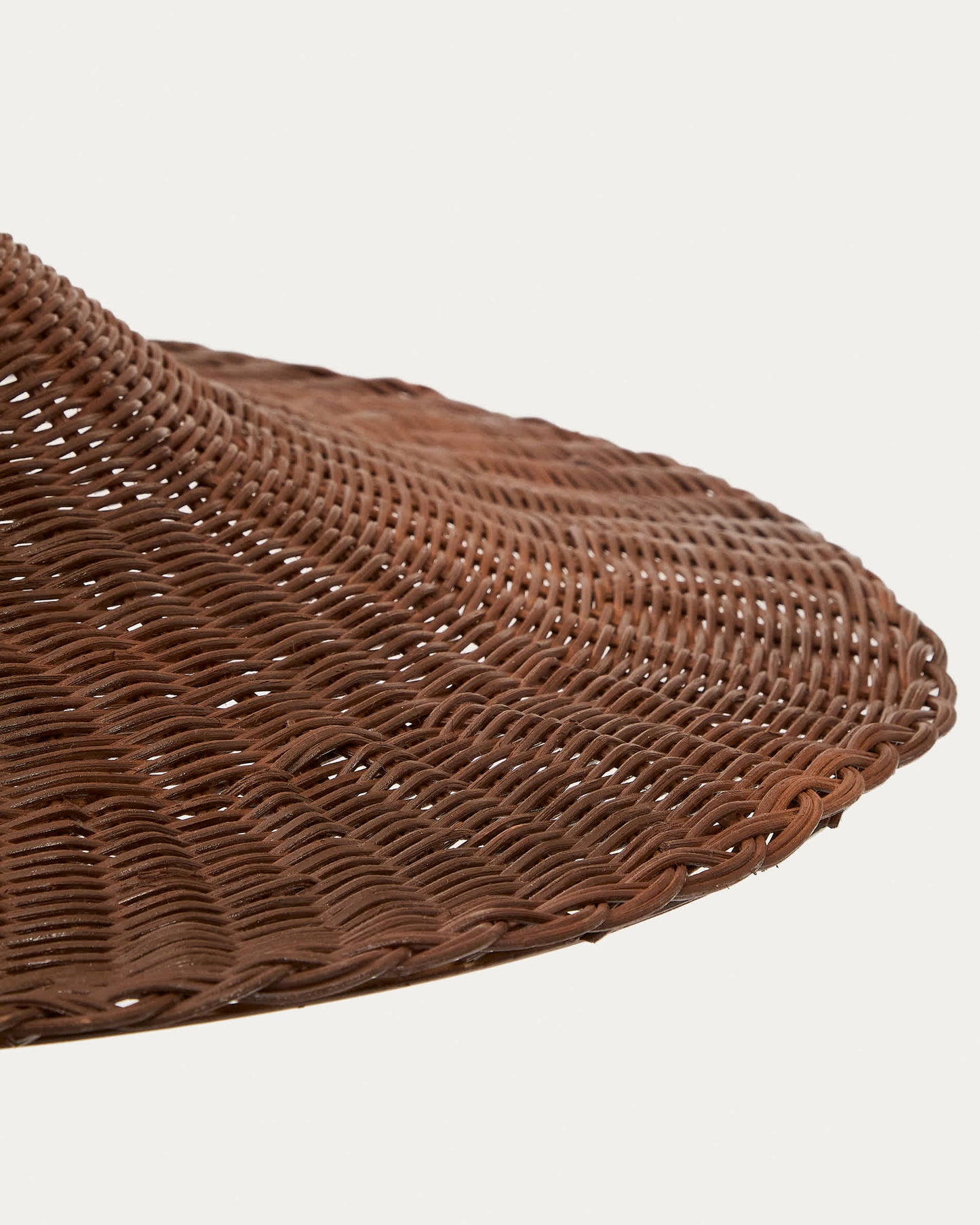 Lampada da soffitto Bladia con paralume in rattan marrone Ø 70 cm