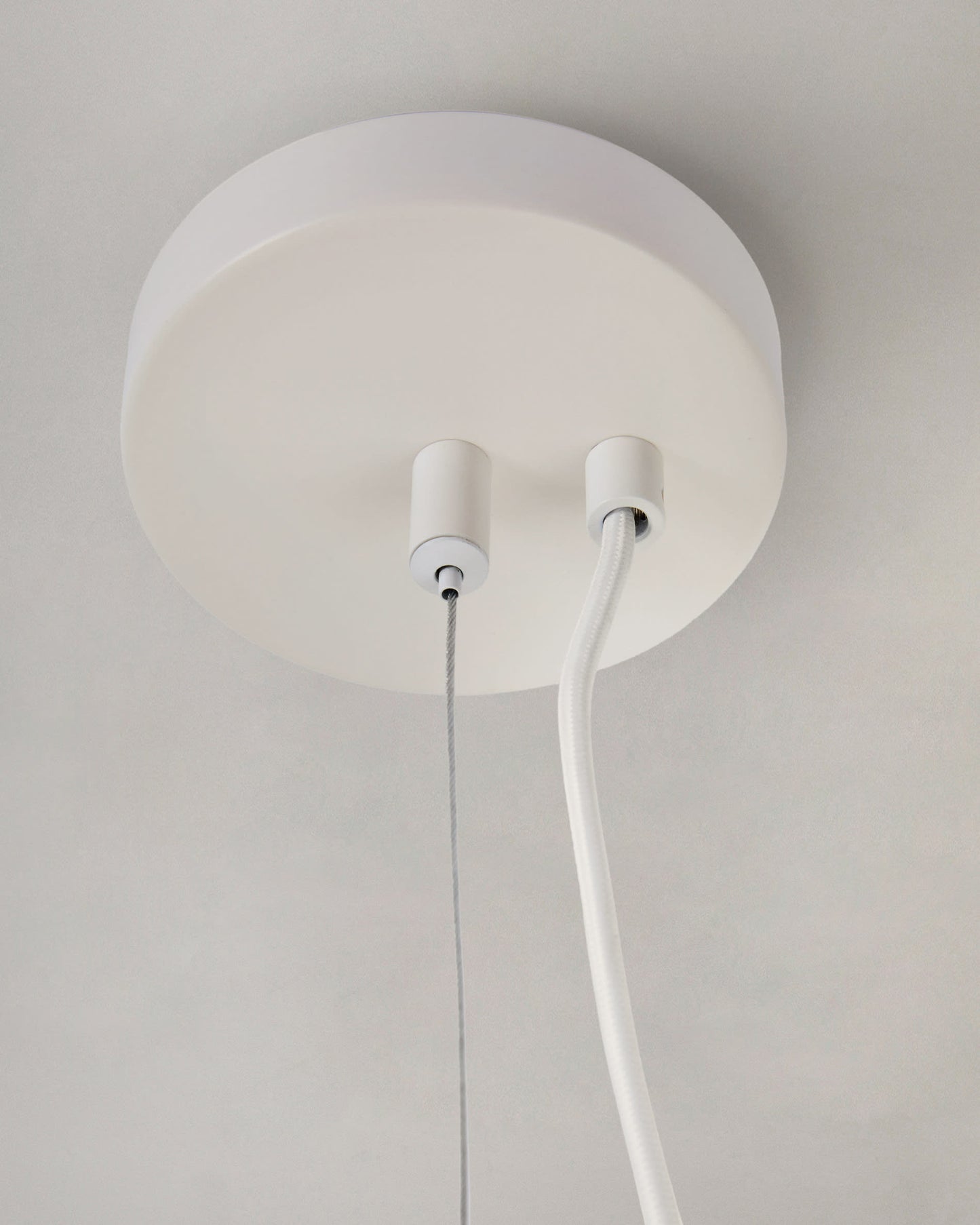 Lampada da soffitto Somar in fibre sintetiche e aste d'acciaio Ø 30 cm