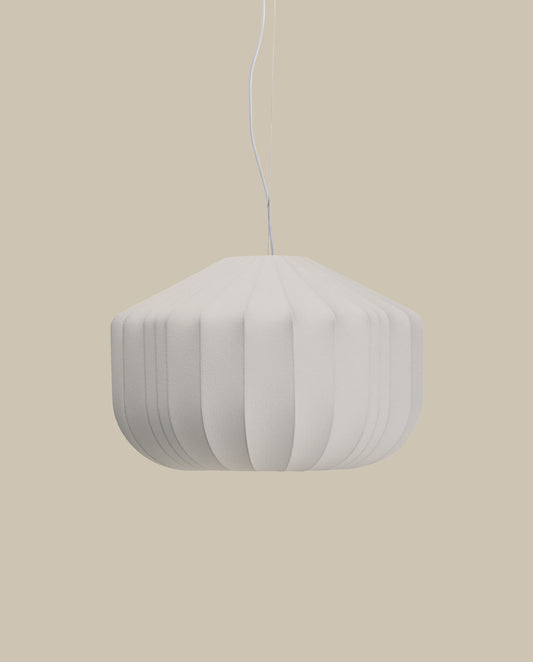 Lampada da soffitto Somar in fibre sintetiche e aste d'acciaio Ø 51 cm