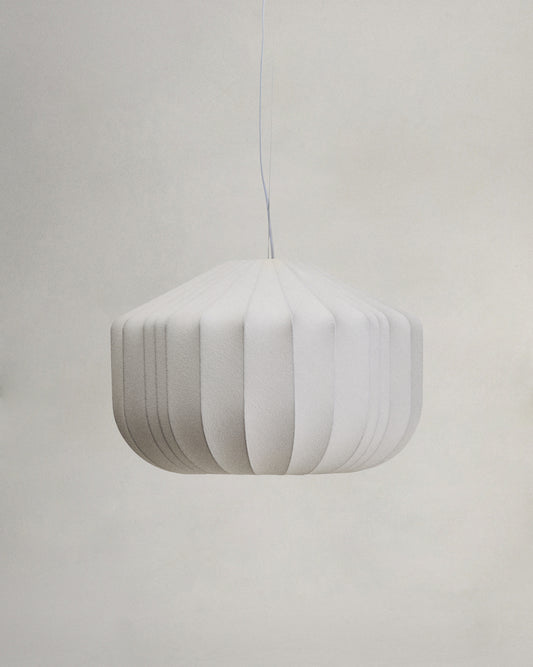 Lampada da soffitto Somar in fibre sintetiche e aste d'acciaio Ø 51 cm