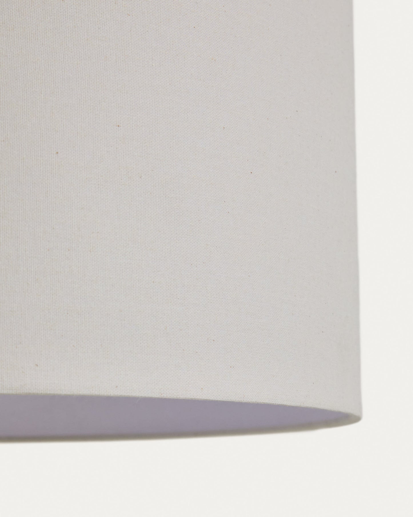 Paralume per lampada da soffitto Niani in cotone color avorio Ø 45 cm