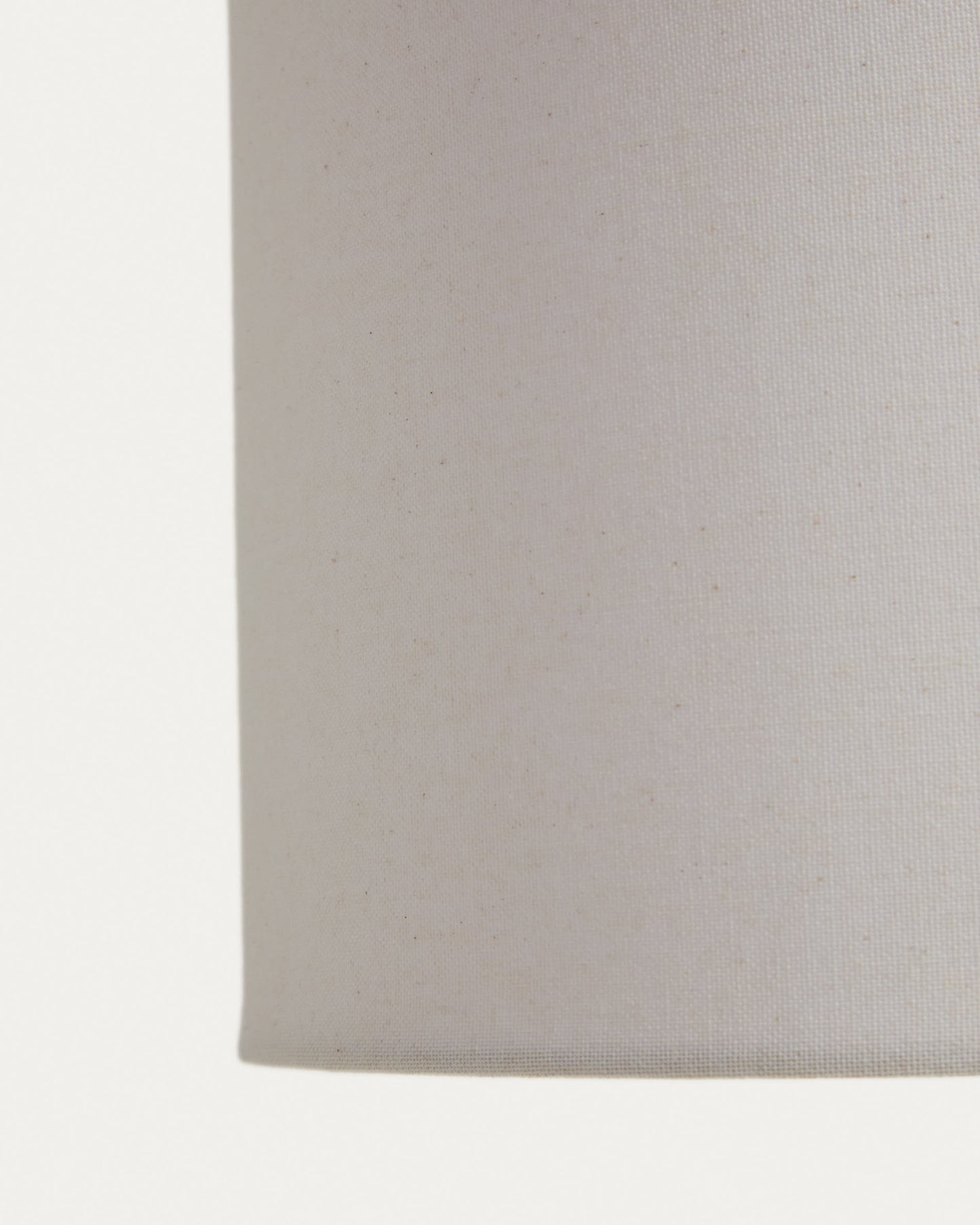 Paralume per lampada da soffitto Niani in cotone color avorio Ø 30 cm
