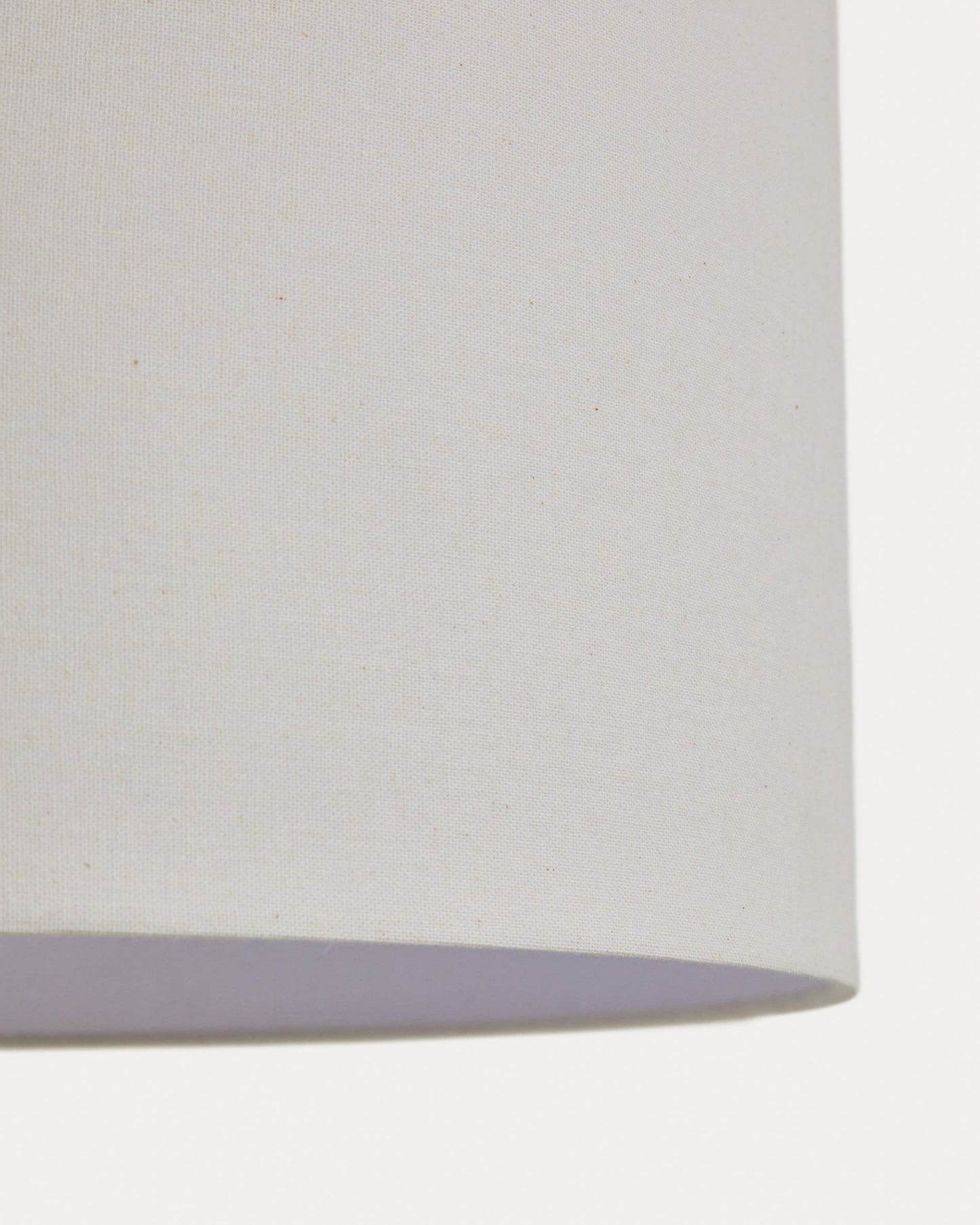 Paralume per lampada da soffitto Niani in cotone color avorio Ø 60 cm