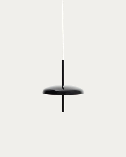 Lampada da soffitto portatile Porte in alluminio nero Ø 16 cm