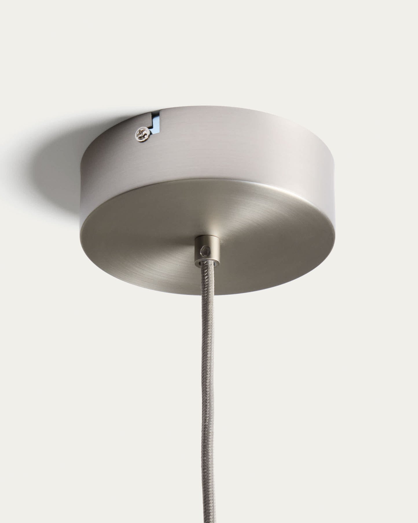 Lampada da soffitto LED Leruna in vetro satinato e metallo con finitura galvanizzata Ø 20 cm