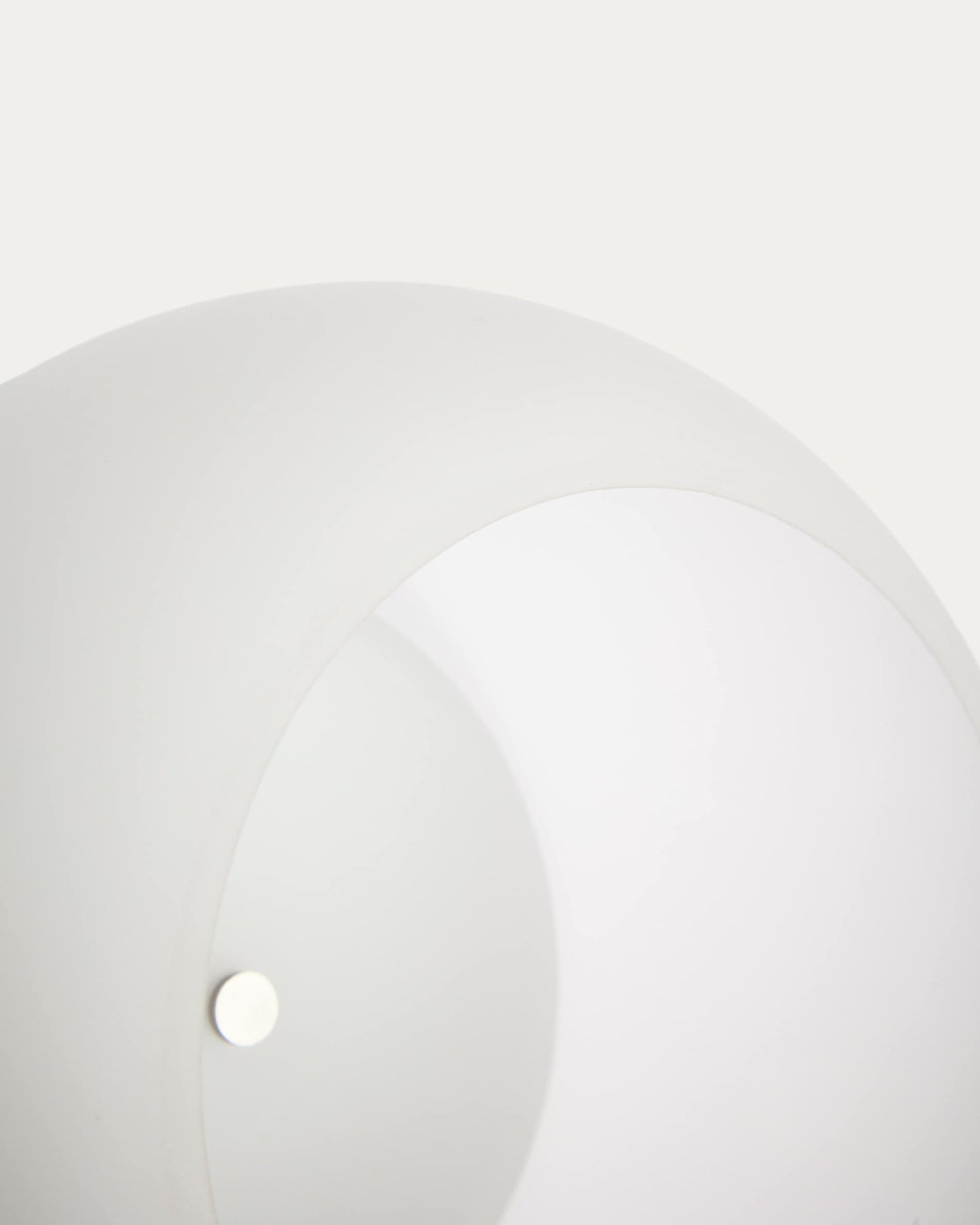 Applique da parete LED Leruna in vetro satinato e metallo con finitura galvanizzata Ø 20 cm