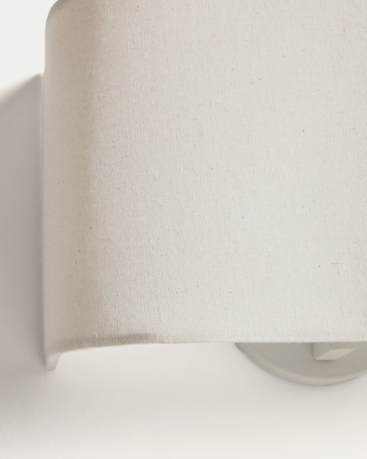 Applique da parete Lumeni di legno di caucciù e lino beige 25 cm