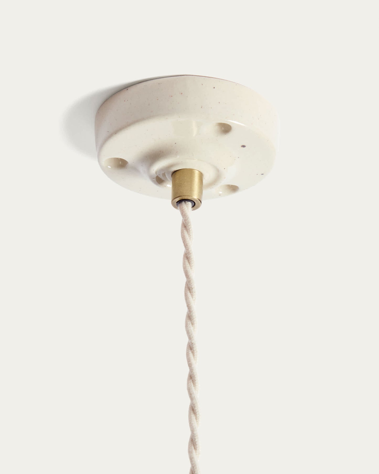 Lampada da soffitto Ceren in ceramica beige