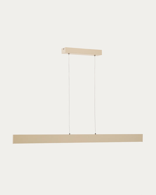 Lampada da soffitto Boadella in alluminio con finitura verniciata beige
