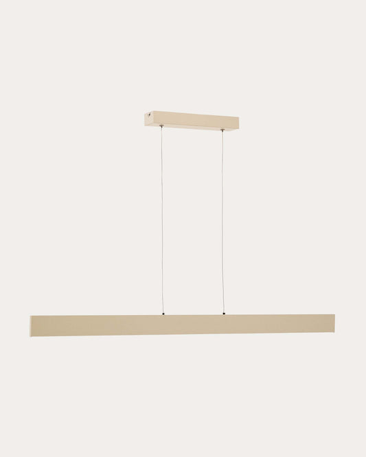 Lampada da soffitto Boadella in alluminio con finitura verniciata beige