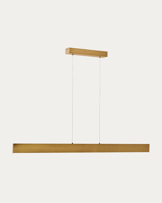 Lampada da soffitto Boadella in alluminio con finitura verniciata oro