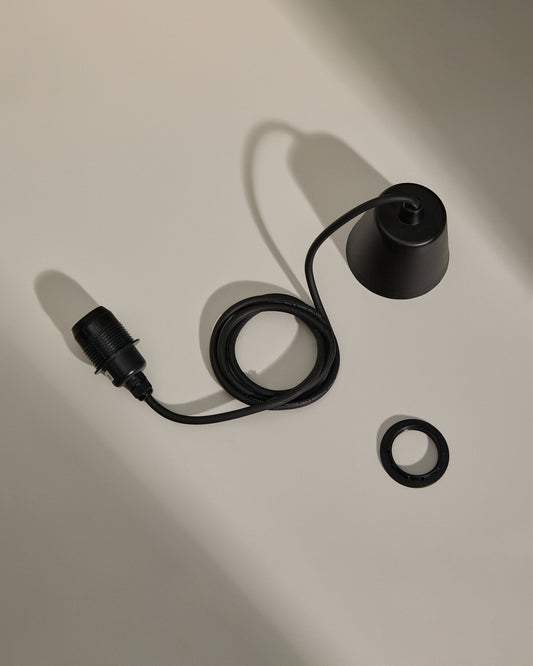 Telaio per lampada da soffitto per esterni Albir nero