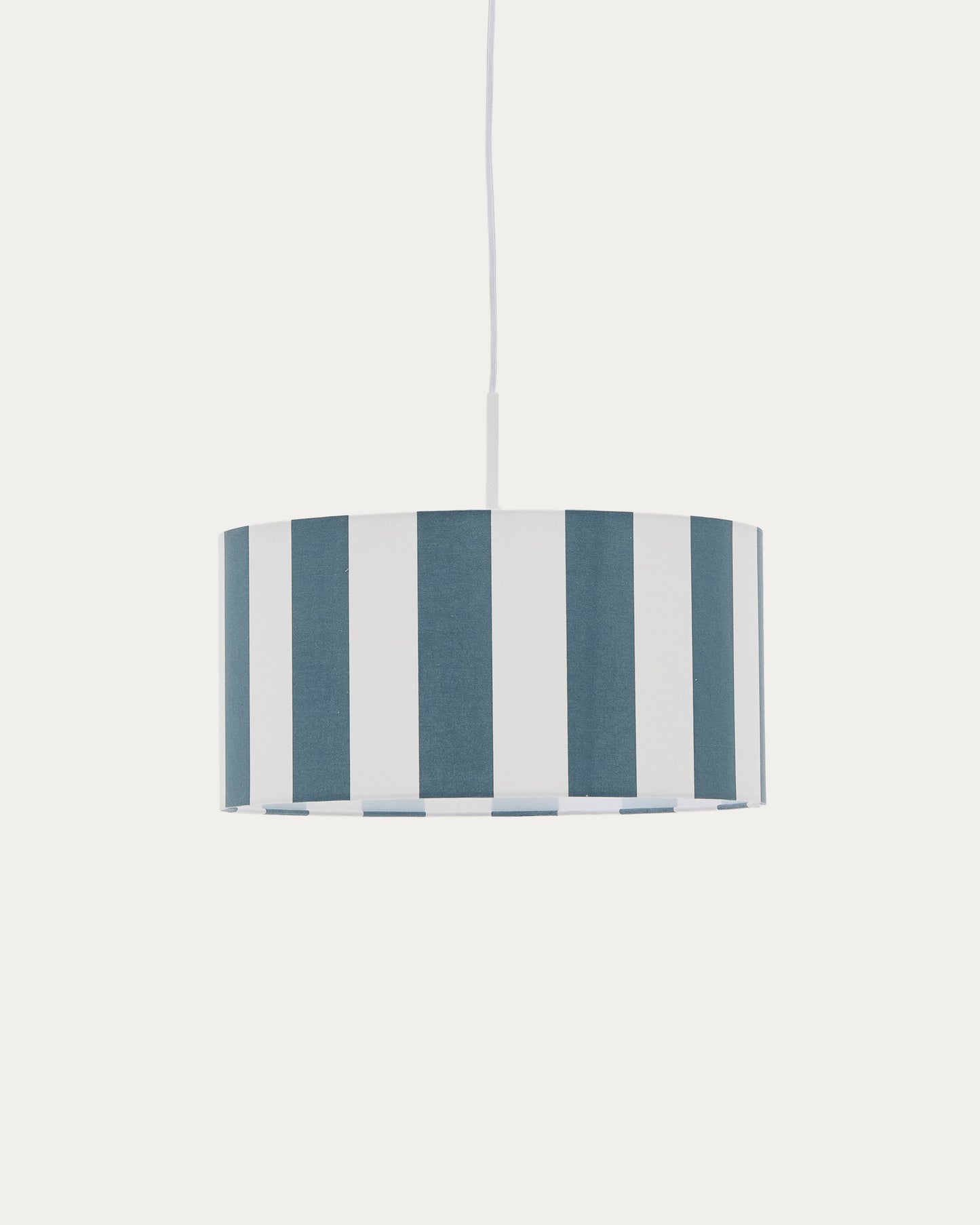 Paralume per lampada da soffitto Ciral a strisce blu e bianche