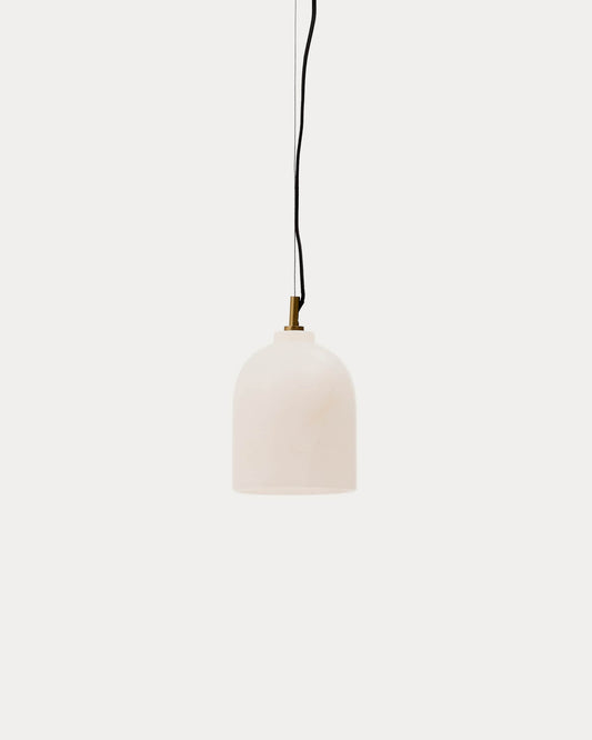 Lampada a soffitto Shenli di alabastro Ø 15 cm