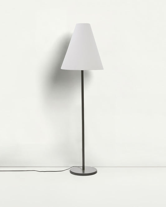 Lampada da terra Navat in metallo verniciato verde