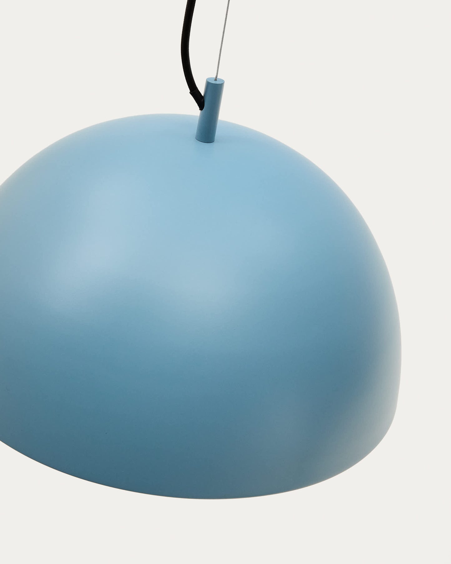 Lampada da soffitto Catlar in metallo con finitura in blu Ø 40 cm