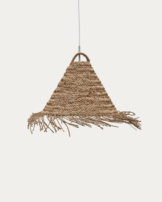 Paralume per lampada da soffitto Fonteta in fibre naturali finitura naturale Ø 40 cm