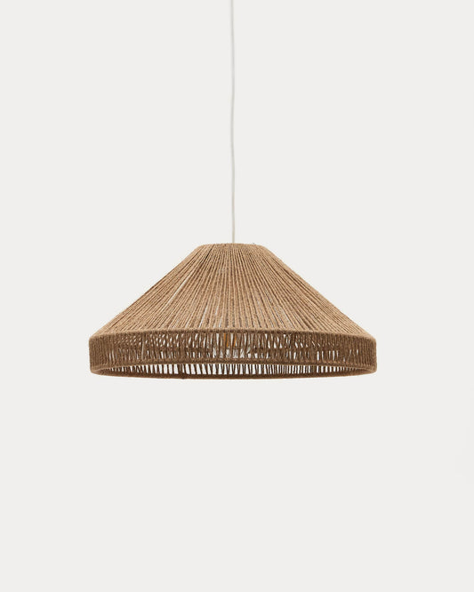 Plafoniera per lampada Pontos in iuta con finitura naturale Ø 45 cm