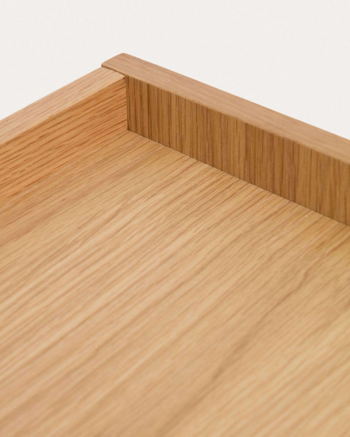 Mobile TV Onix in impiallacciatura di rovere con finitura tono naturale 150 x 47 cm FSC Mix Credit
