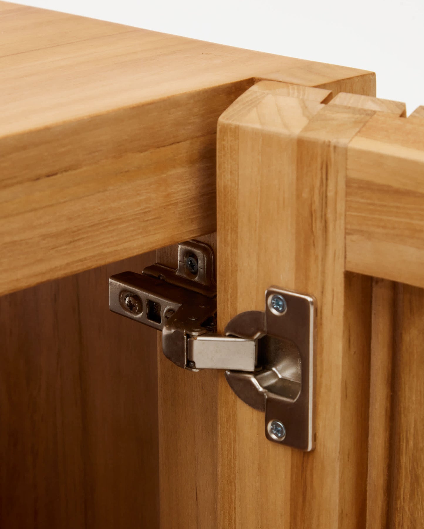 Mobile da bagno Kuveni in legno massiccio di teak finitura naturale 140 x 50 cm