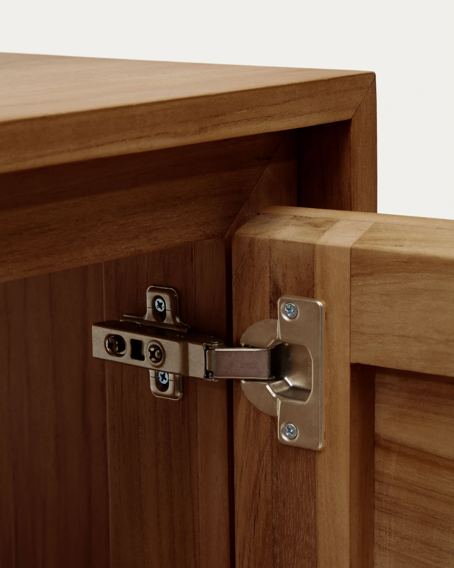 Mobile da bagno Kenta in legno massiccio di teak finitura noce 60 x 45 cm