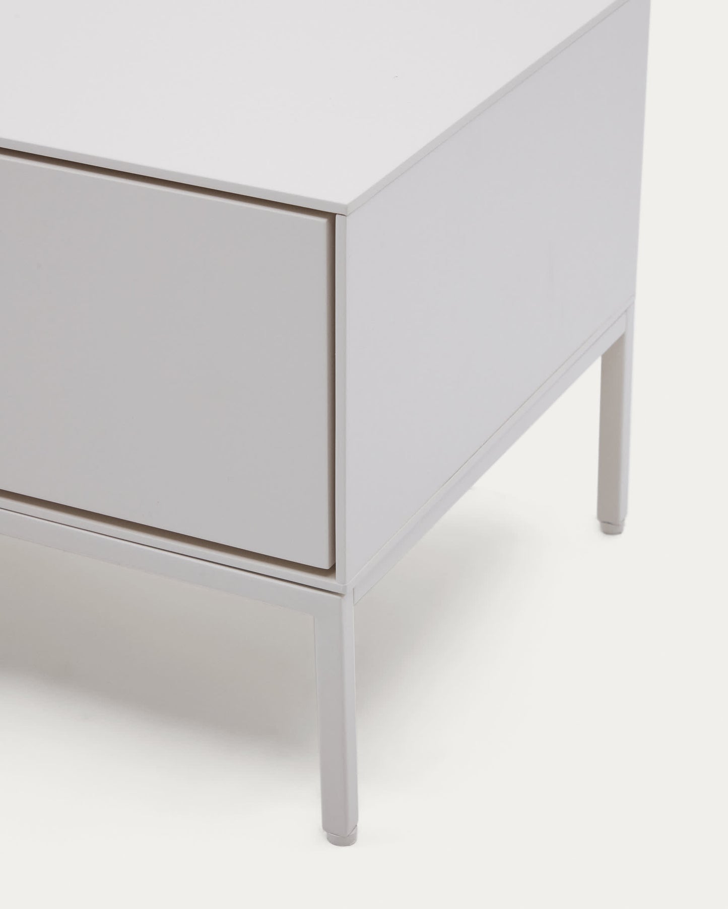 Mobile TV Vedrana 3 cassetti laccato bianco 195 x 35 cm