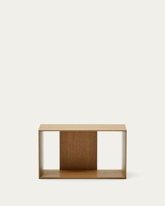 Modulo libreria medio Litto impiallacciato rovere 67 x 38 cm