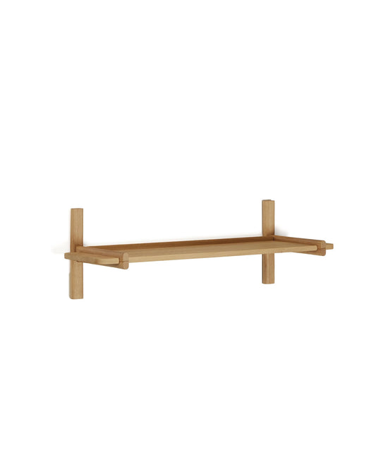 Scaffalatura modulare Sitra 1 mensola legno massiccio di rovere naturale 110 cm