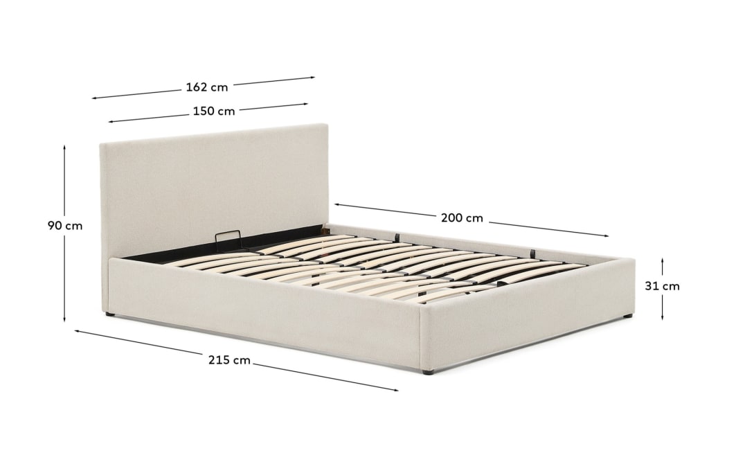Letto Nahiri contenitore