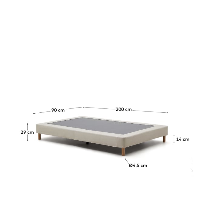Base letto singolo Ofelia