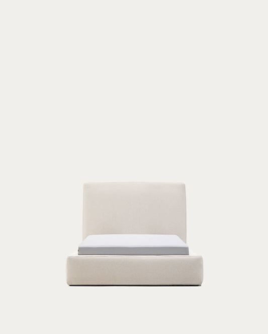 Letto sfoderabile Blok écru per materasso 90 x 200 cm