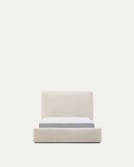 Letto sfoderabile Blok écru per materasso 90 x 200 cm