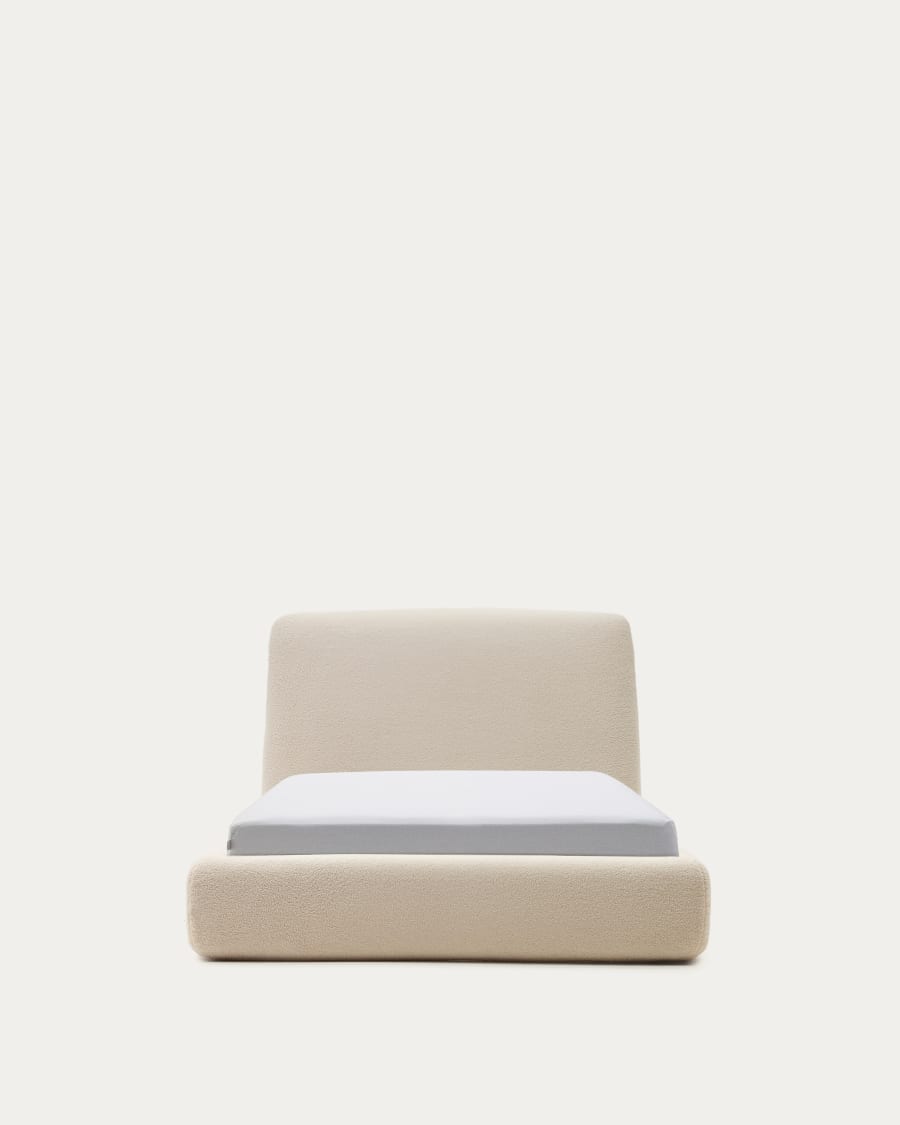 Letto singolo Martina bouclé