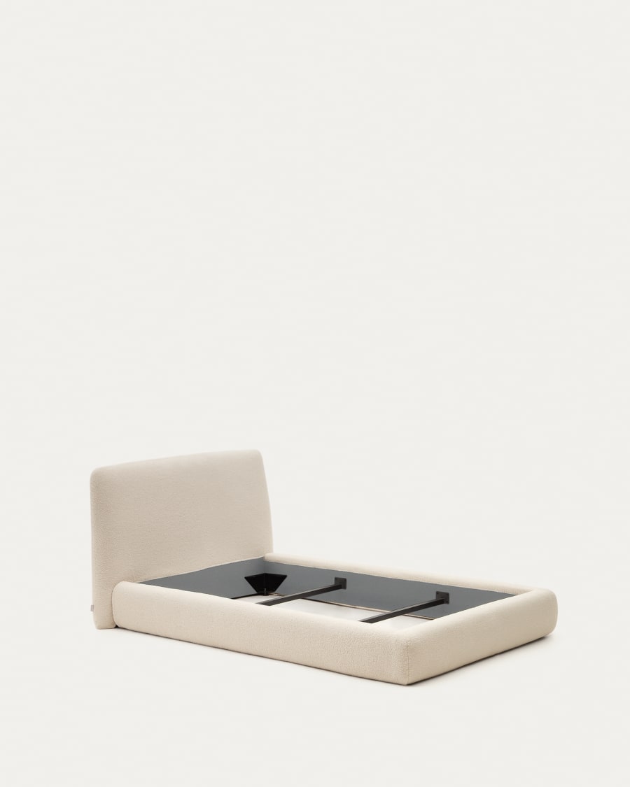 Letto singolo Martina bouclé