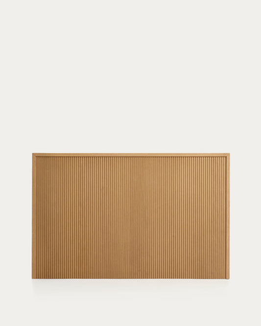 Testiera Helvine in impiallacciato di rovere per letto da 90 cm FSC 100%