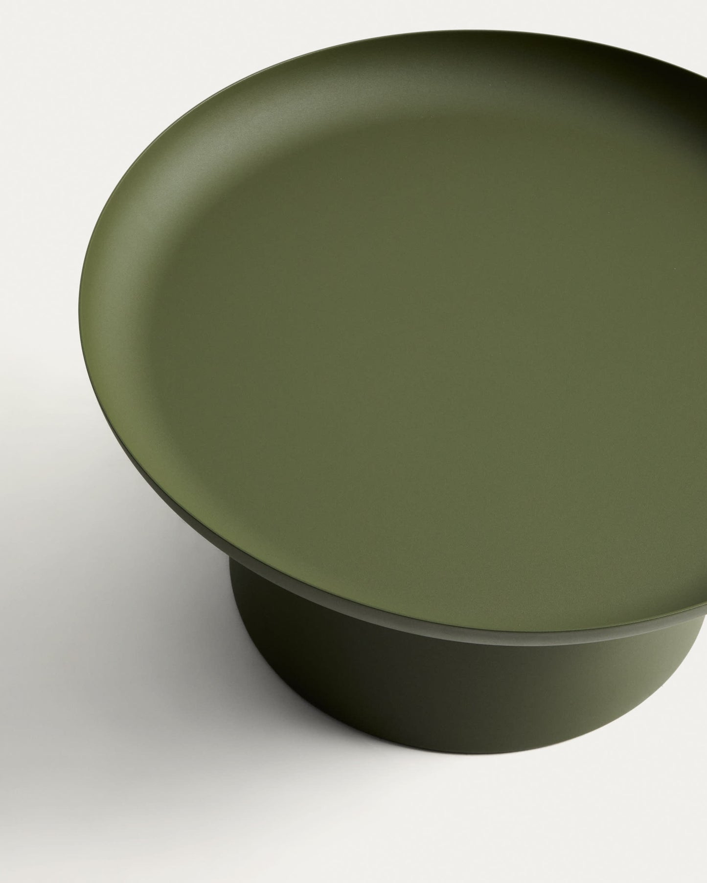Tavolino Arcola in alluminio verde Ø 70 cm
