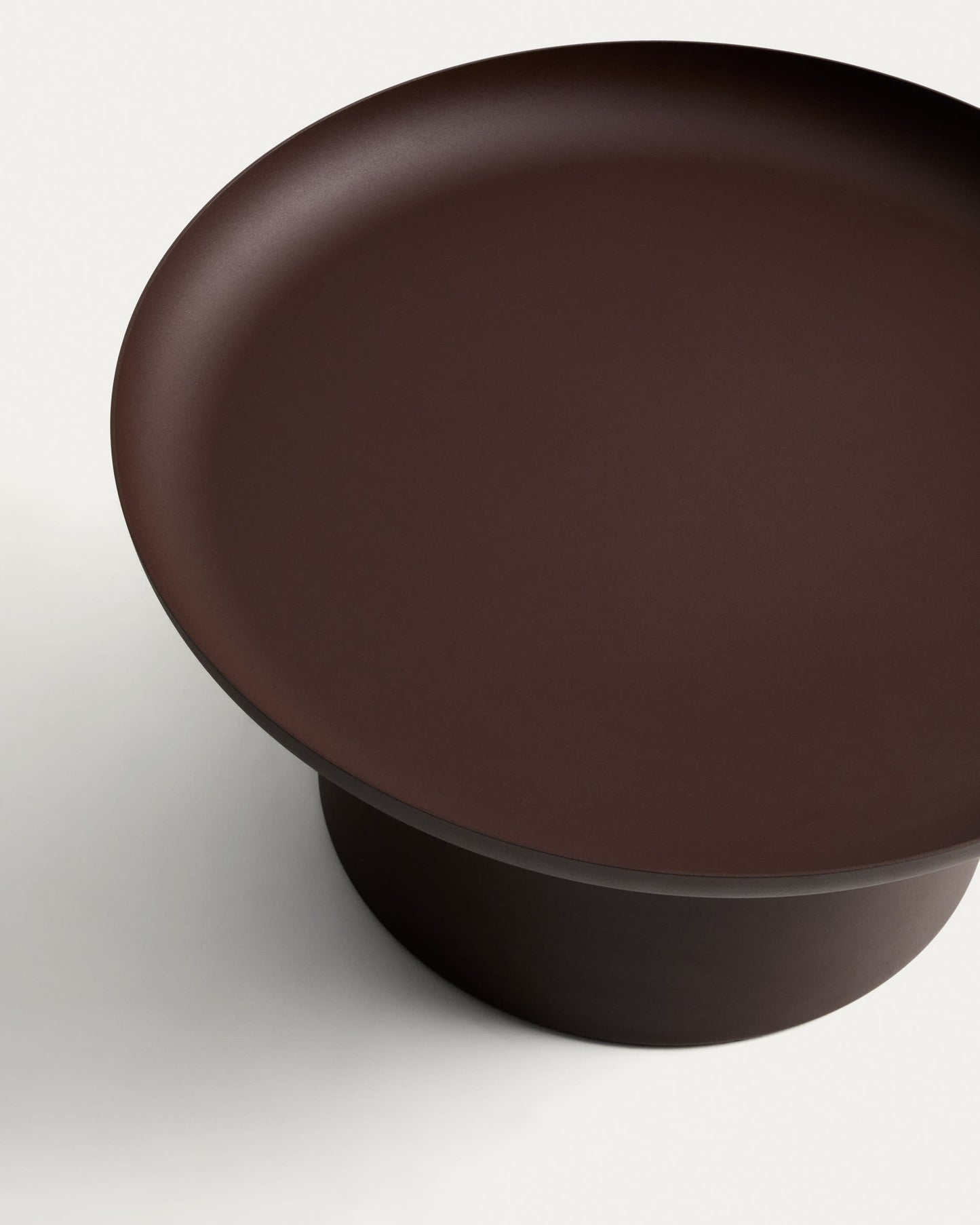 Tavolino Arcola in alluminio marrone Ø 70 cm