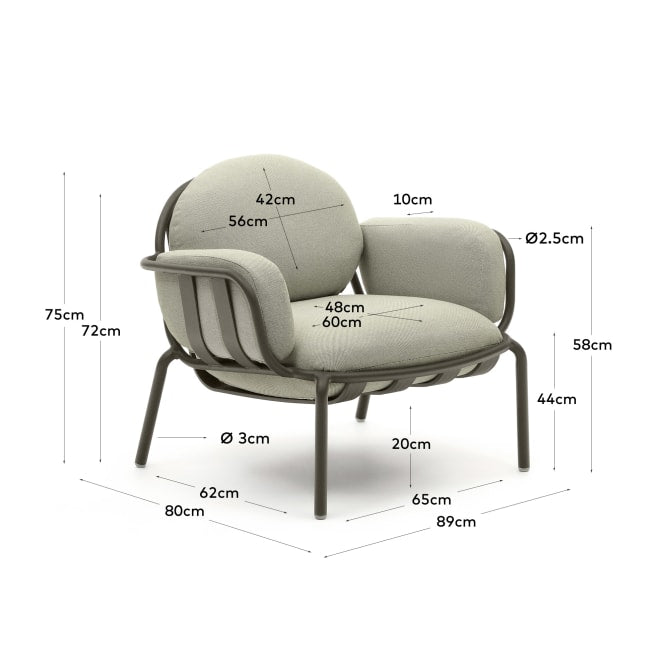Poltrona Joncols verde