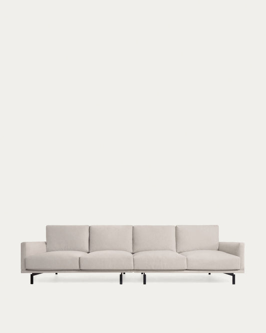 Divano Galene 4 posti beige 334 cm