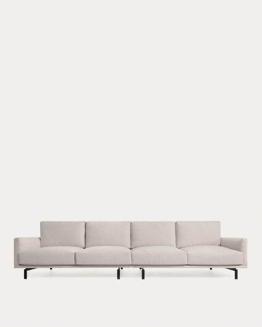 Divano Galene 4 posti beige 414 cm