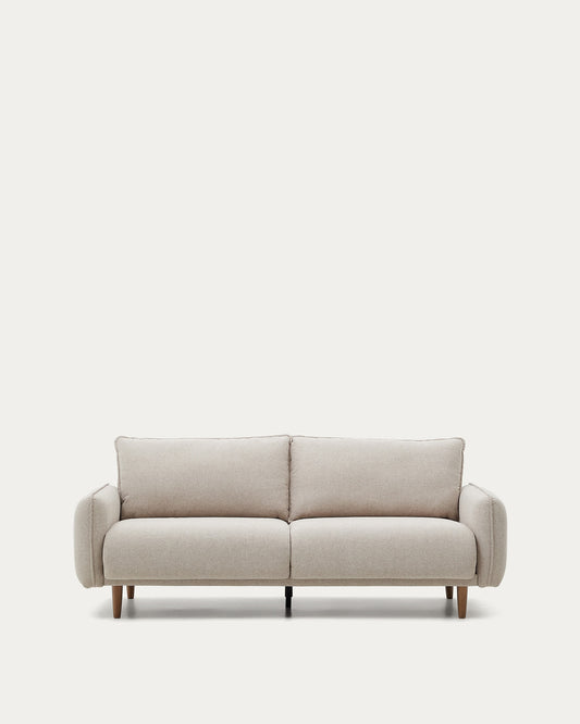 Divano Carlota 3 posti beige 213 cm