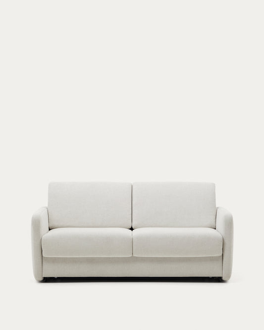 Divano letto Nuala perla a 3 posti 204 cm