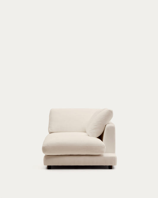 Chaise longue Gala destra beige 193 x 105 cm