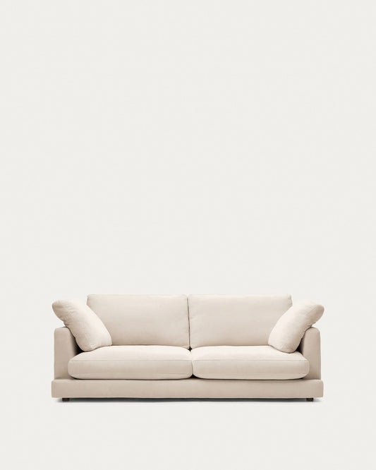 Divano Gala 3 posti beige 210 cm