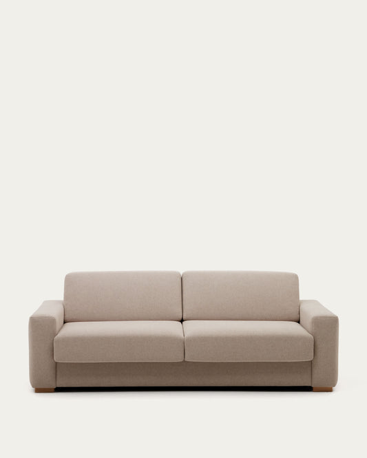 Divano letto Anley 4 posti beige 244 cm