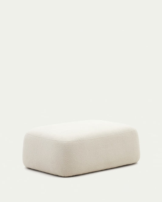 Pouf Martina bouclé