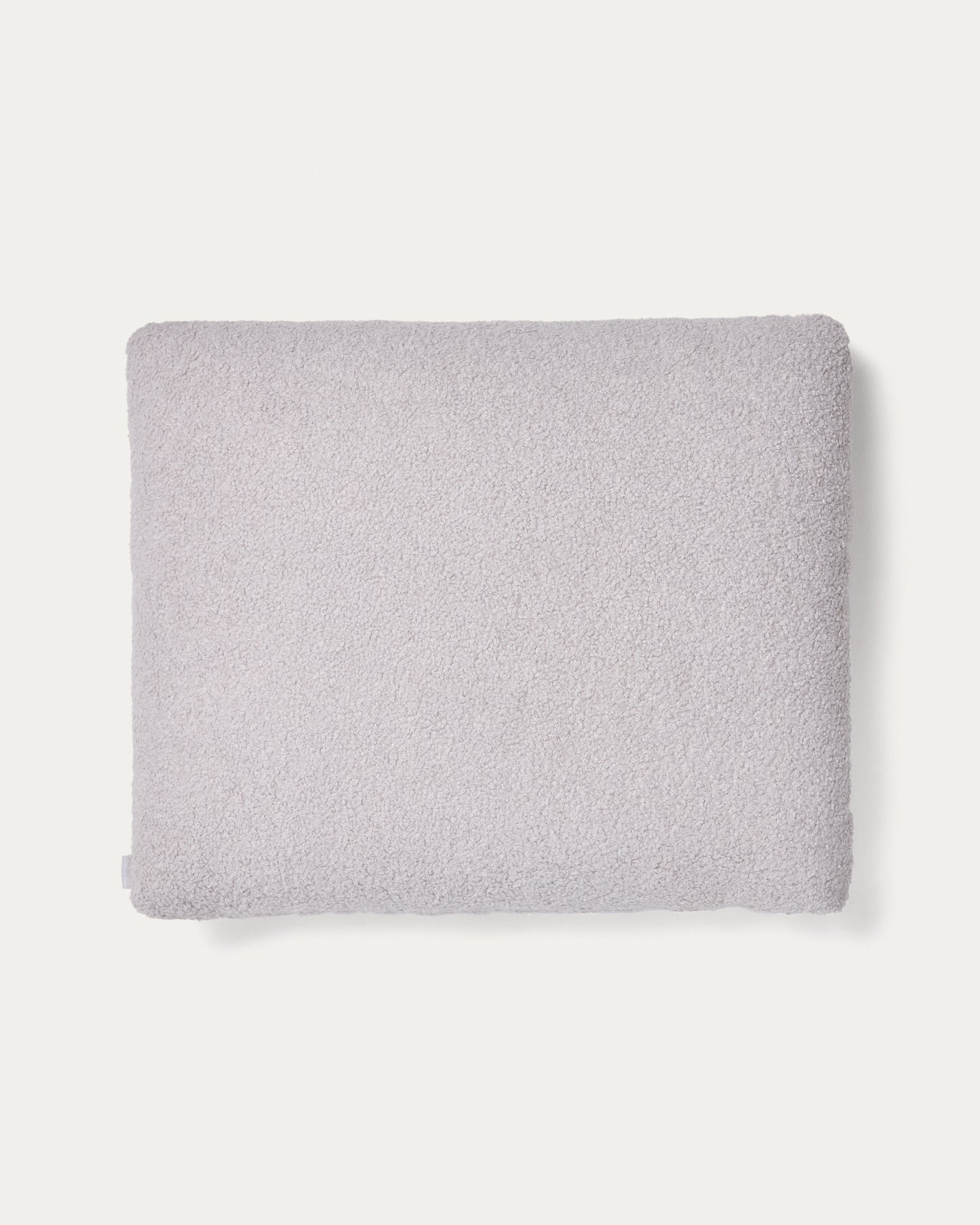 Cuscino Martina in bouclé grigio 60 x 52 cm